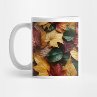 Autumn Leaves Pattern 14 Mug